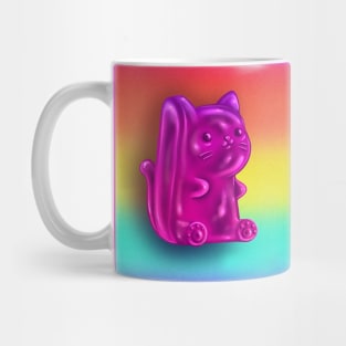 Pink Gummy Kitty Mug